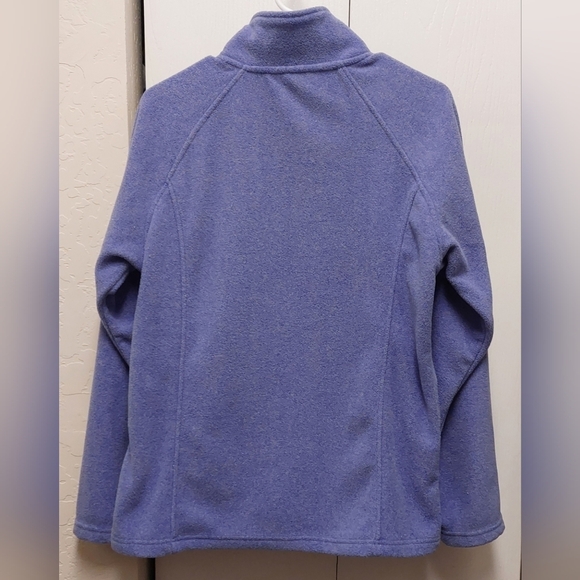 Landway Women's Purple Fleece Full Zip with 4 pockets Size Large Streetwear - Picture 6 of 10